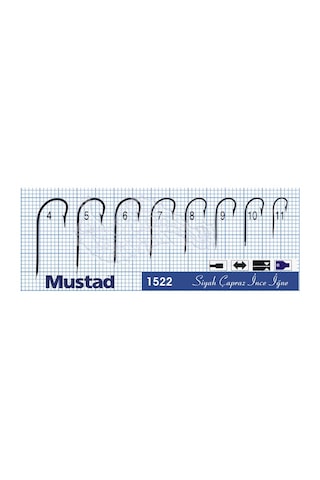 Mustad Olta Iğnesi 1522 100Lü Standart No:10