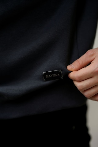 Mavona Premium 3 İplik Şardonlu Erkek Gri Oversize Bisiklet Yaka Sweatshirt - %85 Pamuk %15 Likra