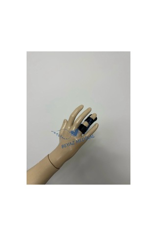 Parmak Ateli Parmak Sabitleme Ateli Kırık Parmak Ateli Finger Splint Standart Siyah