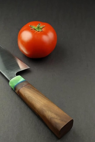 Depo Trend Depotrend Aura Serisi Zülfikar Özkan Imzalı Santoku Japon Chef Bıçağı Çok Renkli