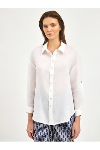 Karaca Kadın Comfort Fıt Gömlek-beyaz 12.25s.04.018 Beyaz