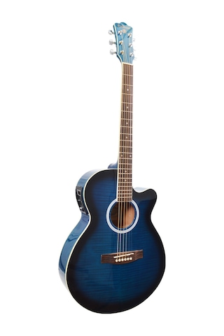 Extreme Xac45eq4bls Sahne Gitarı Mavi Aktif Ekolayzer Kesik K