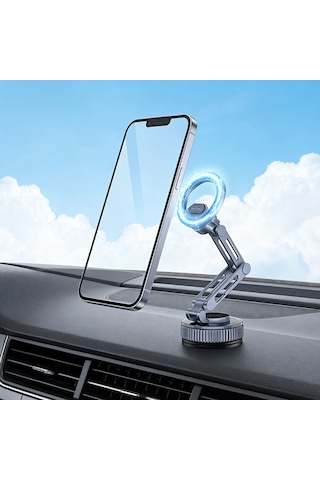 Go Des Gd-hd246 Vakumlu Tasarım 360 Derece Dönebilen Magnetik Araç İçi Telefon Tutucu Siyah