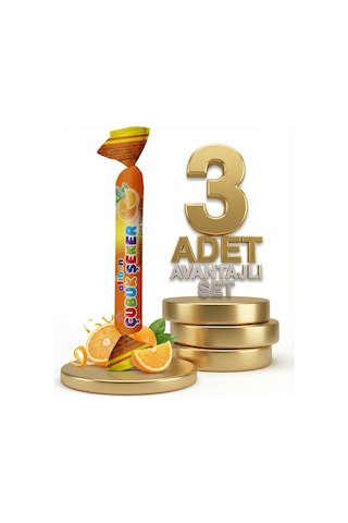 Afia Afibon Portakallı Çubuk Şeker 3x6,7 Gr
