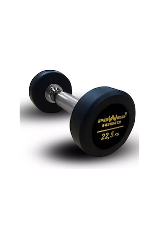 Powerhand Profesyonel Kauçuk Kaplı Dambıl 22.5 KG