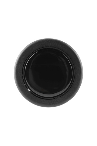 Xiyyadms Siyah Evrensel Araba Direksiyon Klakson Düğmesi - Kaliteli Metal+plastik, Kolay Kurulum, Eski/bozukunu Değiştirir - Logo Yok