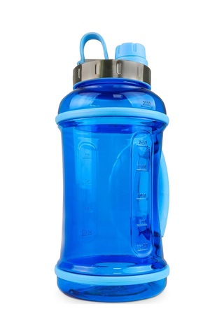 70 Oz Spor Su Şişesi, Bükülme Kapağı, Mavi Şişe Sızıntılı Su Sürahileri Mavi