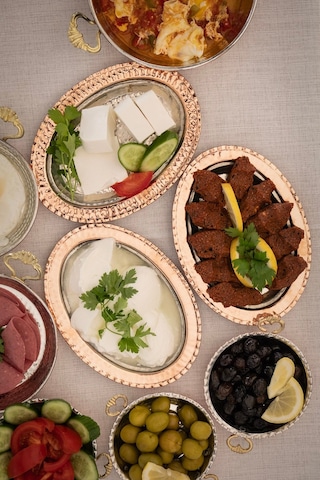 Bakır Sunum Tabağı 1 Adet Metalik