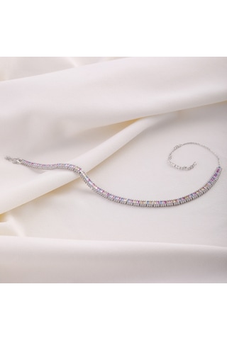 Altınbaş Silver Renkli Taş Kolye KLMC034-25618
