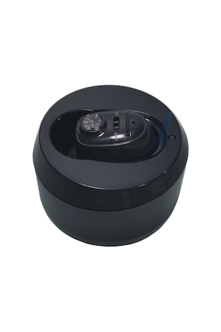 Sones Cıc İşitme Cihazları Şarj Edilebilir Görünmez Kablosuz Ses Amplifikatörü Siyah