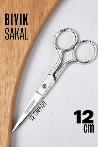 Transformacion Bıyık Makası Ice Tempered 702 Paslanmaz Çelik 12 Cm, 721641 1 - 2 Saat