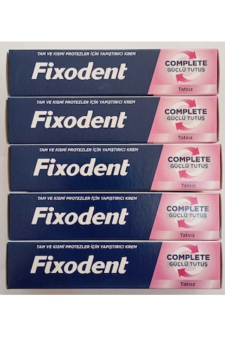 Complete Diş Protez Yapıştırıcı Aromasız 47g X5 Adet