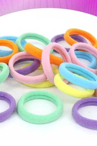 30 Adet Neon Renkler Lastik Toka Havlu Toka Esnemez Sert Lastik Kaliteli Renkli Karışık