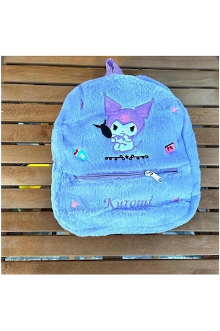Sanrio Kawai Karrakterleri Kitty -melody -kuromi Peluş Sırt Çantası mor