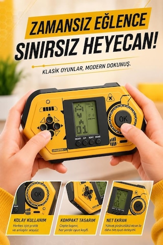 Torima GC015 Oyun Kolu Atari Joystick Tetris Gameboy
