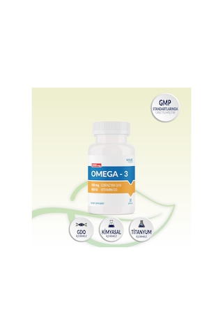 Smartcaps Omega 3 Vitamin D3 Q10 30 Softgel