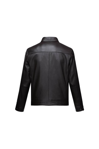 Hatemoğlu Kahverengi Slim Fit Bebe Yaka 100% Hakiki Deri Mont 1993124 Kahverengi