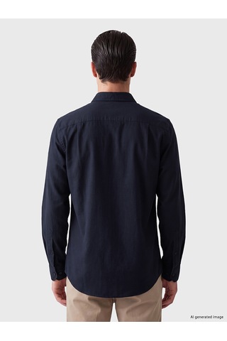 Lcwaıkıkı Classic Lacivert Regular Fit Poplin Erkek Gömlek