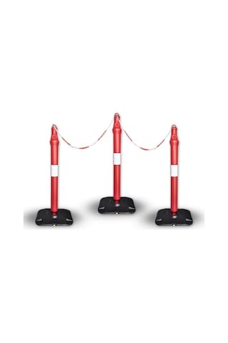 Sosyal Mesafe Için 3 Adet Bariyer Duba Ve 4 Metre Zincir Paketi Sosyal Mesafe Için 3 Adet Bariyer Duba Ve 4 Metre Zincir Paketi