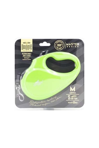 Doggie Otomatik Uzatma Tasması Master Yeşil M-25 Kg 5 Mt Yeşil