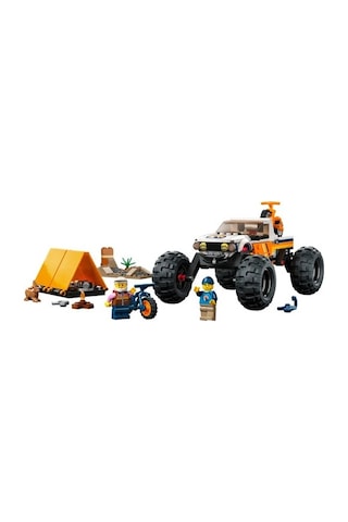 LEGO® City 4x4 Arazi Aracı Maceraları 60387 6+ Yaratıcı Oyuncak Yapım Seti - 252 Parça