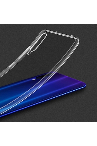Noktaks - Xiaomi Mi 9 Se Uyumlu - Kılıf Şeffaf Soft Slim Fitt Süper Silikon Kapak - Şeffaf