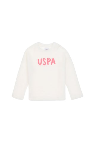 U.s. Polo Assn. Kız Çocuk Sweatshirt 50317981-vr256 İnci