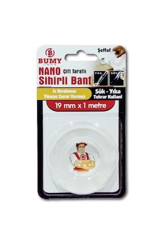 Nano Sihirli Bant 19mm X 1mt Şeffaf