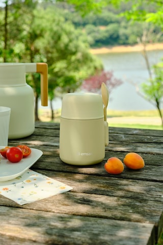 Emsan Solis Yemek Termosu 500 Ml Krem Krem