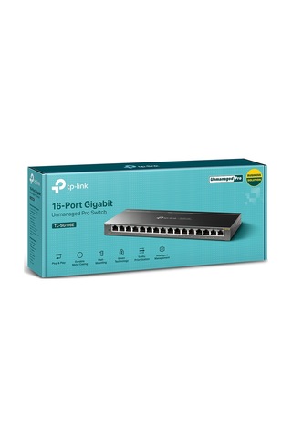 TP-LINK TL-SG116E 16E PORT GIGABIT UNMANAGED PRO SWITCH