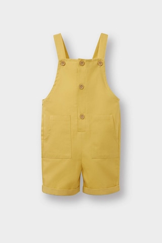 Defacto Erkek Bebek Gabardin Salopet Tulum E9010a525smyl516 Sarı