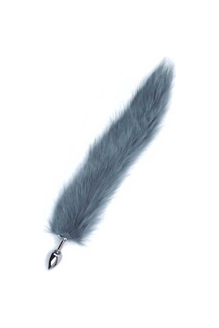 River World Pürüzsüz Gri Renkte Kuyruklu Çelik Parlak A Nal Plug