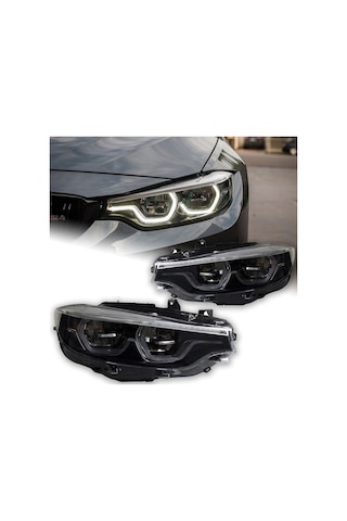 Autogp Bmw F32 F33 F36 Ön Far Lambası Ledi Lci Model Adaptif Görünüm 2013 / 2016 1