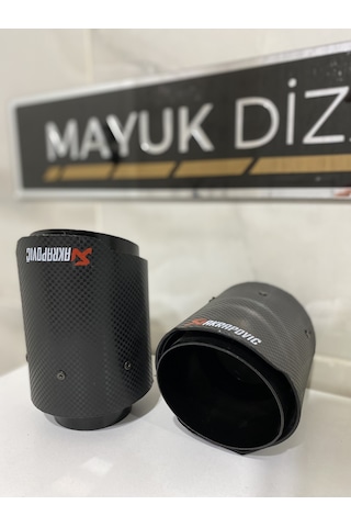 Akrapovic Karbon Egzoz Ucu 90mm Tek --mayukdizayn--