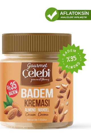 Badem Kreması 200 Gr - %35 Badem İçeren Sürülebilir Kahvaltılık