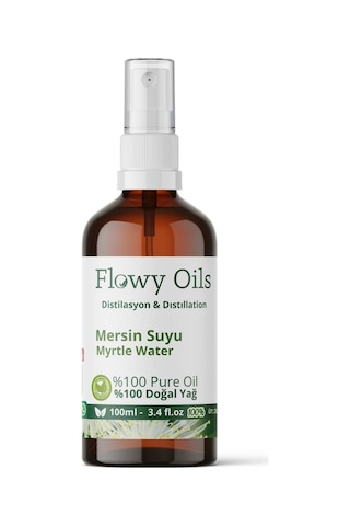 Flowy Oils Mersin Suyu Cam Şişe 100 ML