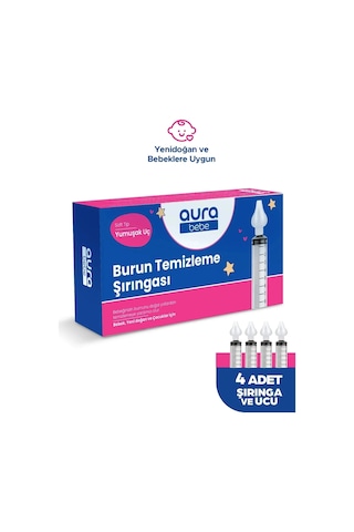 Bebek Burun Temizleme Şırıngası 4'lü