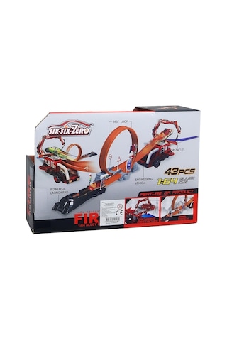 Oyuncak Polis İtfaiye Araçlı Oyun Seti 43 Parça - Kırmızı Kırmızı