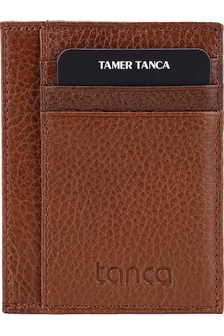 Tamer Tanca Erkek Hakiki Deri Taba Cüzdan 907 1092 Erk Czdn Sk25-26 Taba Fltr Taba
