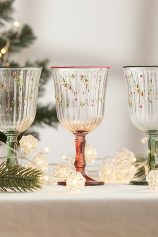 Clara 4'lü Su Kadeh Seti 240 Cc Renkli