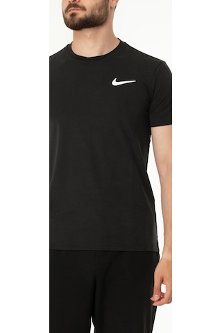 Nike Ef-4793 Erkek Tencel Polyester T-shirt Siyah