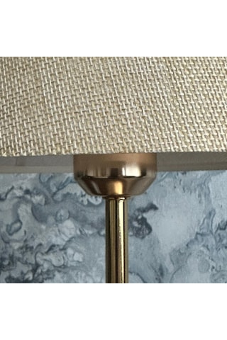 Royal Gold Metal Ayaklı Abajur Pudra Kumaş Başlık Yatak Odası Abajur Salon Masa Lambası Pudra