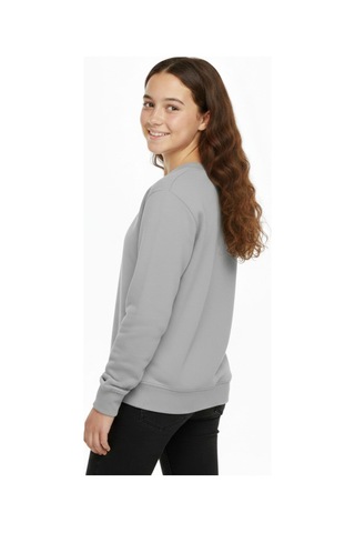 Kız Çocuk Baskılı Sweatshirt Bgl-st05267 Gri