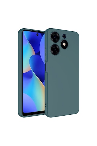 Nourthkiingdom Tecno Spark 10 Pro Kılıf Nrtk Mara Lansman Kapak - Koyu Yeşil Koyu Yeşil