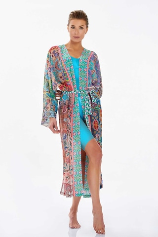 Mayo Üzerine Tek Pareo Kaftan Akden 6128 Turkuaz Turkuaz