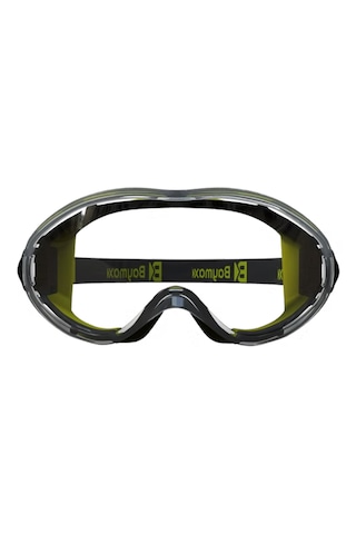 Baymax Bx-2550 Armor Antifog Şeffaf Buğu Yapmayan Toz Çapak Koruyucu Uv Korumalı Laboratuvar İşçi İş Güvenlik Gözlüğü