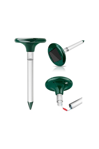 Dualpest AN-A816 Güneş Enerjili Led Işıklı Köstebek Yılan Akrep Fare  Kovucu