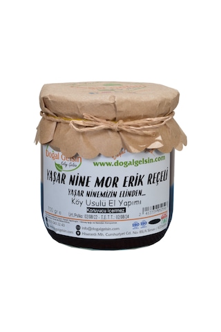 Doğal Gelsin Yaşar Nine Mor Erik Reçeli - 700 gr