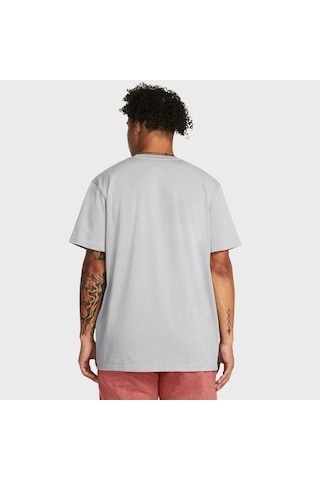 Under Armour Heavyweight Armour Label Erkek Gri Polo Yaka Tişört