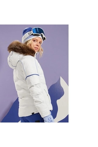 Roxy Snowblizzard Jk Snowbord Kadın Ceket Beyaz